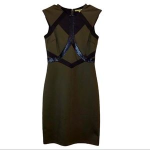 EUC | Gianni Bini sheath w/ contrast detailing